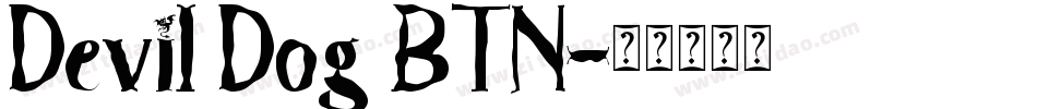 Devil Dog BTN字体转换